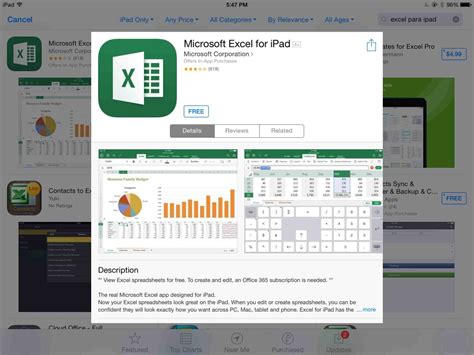 Cómo Descargar E Instalar Excel Para Iphone E Ipad