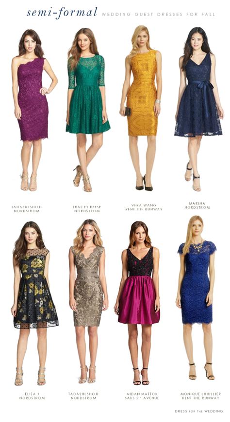 What To Wear To A Semi Formal Fall Wedding Dress For The Wedding