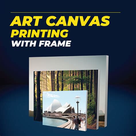 Art Canvas Printing With Frame Flexisprint