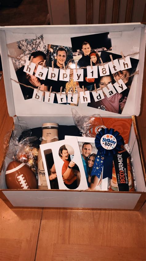 Diy cute birthday gift ideas for boyfriend. created this birthday box for my boyfriend's birthday ...