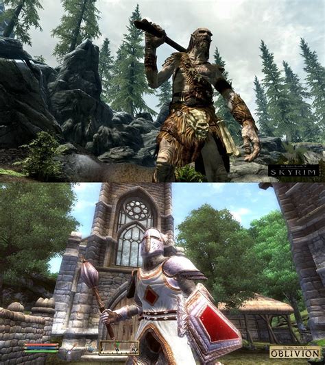 Elder Scrolls Skyrim Versus Oblivion Hd Screenshot Comparison Page 2