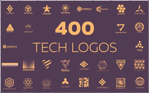400 Technological Logos On Behance