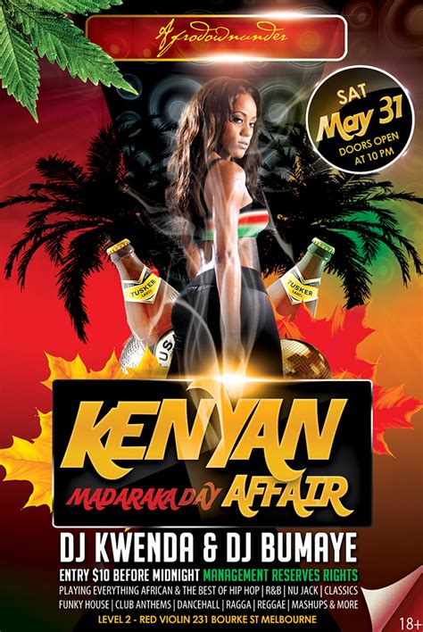 To participate, listeners will be required to register on www.nikoplay.co.ke and then join the quiz 10 minutes to midday on madaraka day. KENYAN AFFAIR: Madaraka Day | 31st May 2014 - Afrodownunder