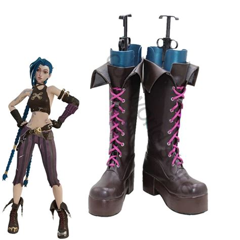 Lol Arcane Jinx Cosplay Shoes League Of Legends Jinx Cosplay Shoes