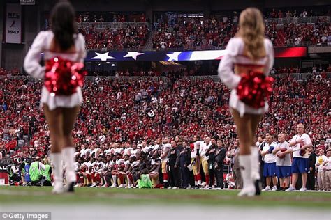 Why Have Nfl Cheerleaders Not Joined Take A Knee Protests Daily Mail