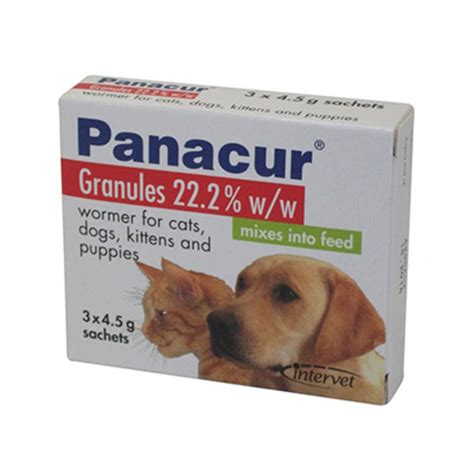 If your cat is infected with the parasite giardia, panacur often is the drug of choice for veterinarians. Worm Treatment for Dogs - CanadaVetExpress.com