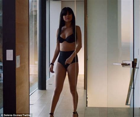 Selena Gomez Strips To Her Underwear In Teaser For Hands To Myself Video Daily Mail Online