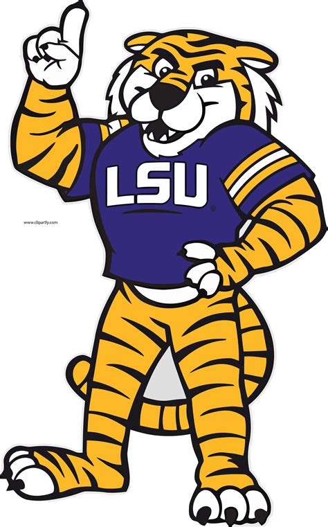 One Lsu Tigger Clipart Png Image Download Lsu Tigers Mascot