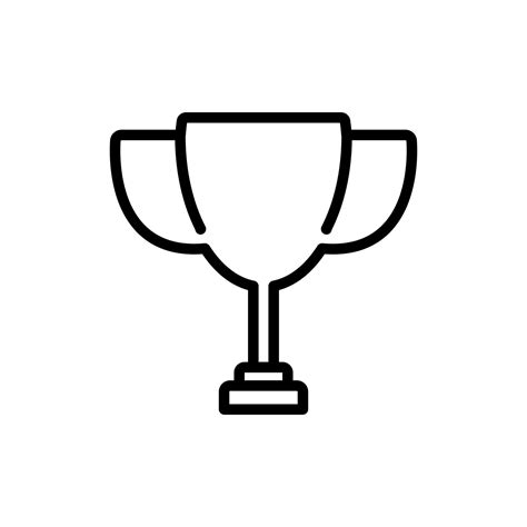 Victory Cup First Place Cup Minimalistic Trophy Cup 3573163 Vector