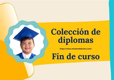 Colección De Diplomas Para Fin De Curso Material DidÁctico Primaria