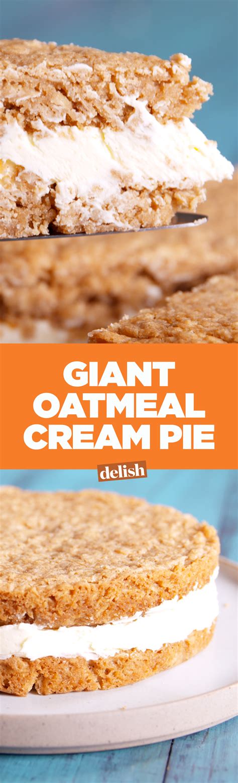 This Giant Oatmeal Cream Pie Is A Bigger Better Version Of Your