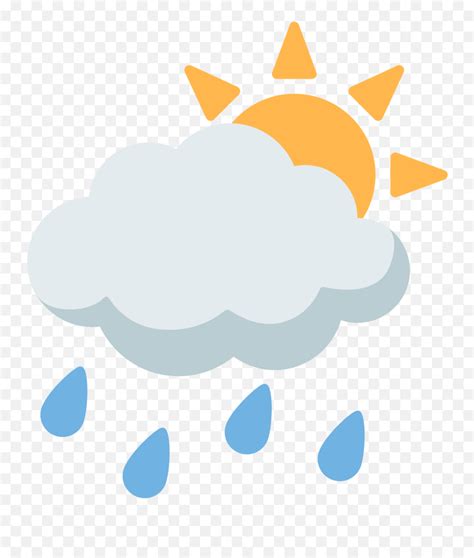 Fileemoji U1f326svg Wikimedia Commons Sun Behind Clouds Emoji Png