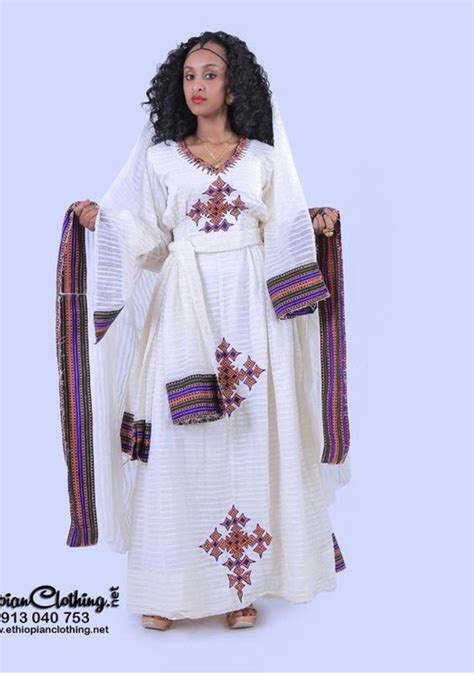 Pin By Mellat On Ethiopian Traditional Dress Ethiopian Clothing Ethiopian Women Ethiopian