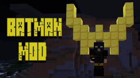 Batman Mod Minecraft Mod Youtube
