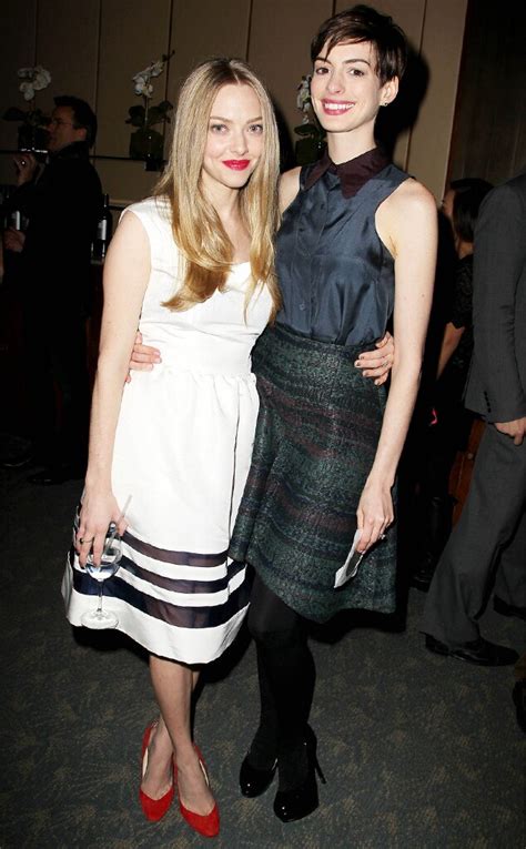 Amanda Seyfried And Anne Hathaway From The Big Picture Todays Hot