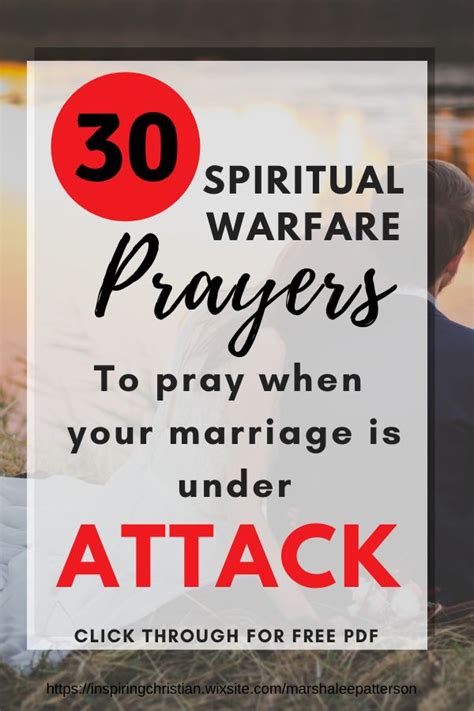 30 Spiritual Warfare Prayers To Pray When Your Marriage Is Under Attack