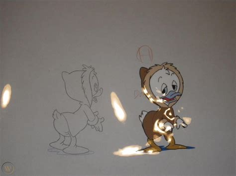 Disney Ducktales Huey Dewey And Louie Animation Cel 1932483299