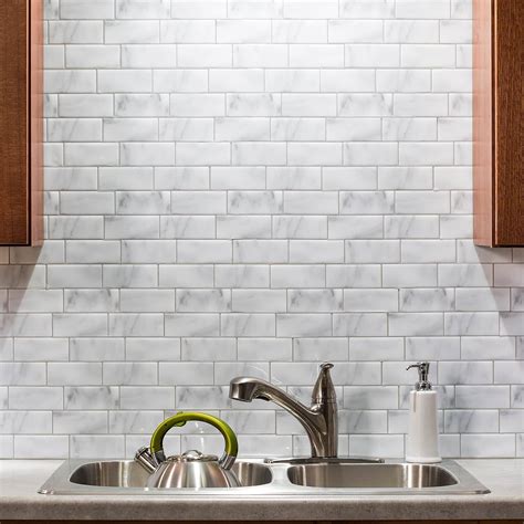 Maybe you would like to learn more about one of these? Tack Tile Peel & Stick Vinyl Backsplash (pack of 3 ...