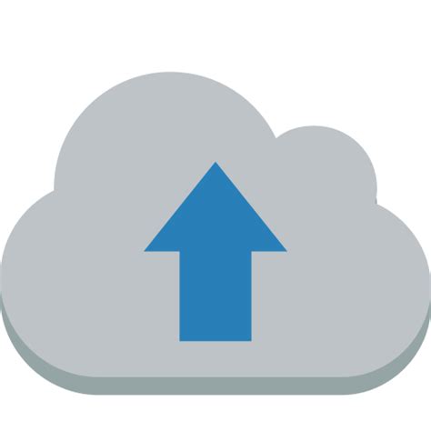 Cloud Up Icon Small And Flat Iconset Paomedia Clipart Best