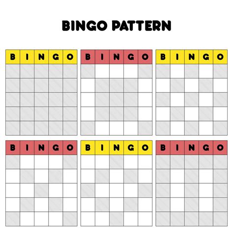 12 Best Free Printable Bingo Game Patterns Pdf For Free At Printablee