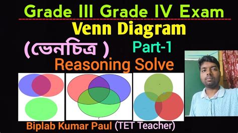 Venn Diagram Reasoning Solve Grade Ill Grade Iv Exam Assam Job