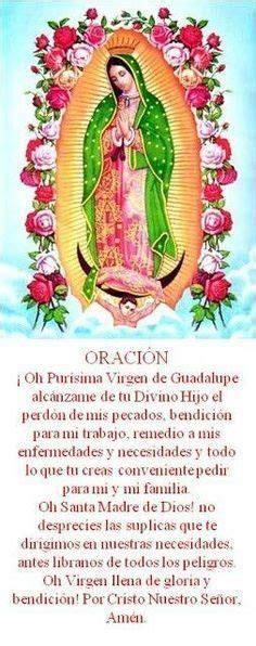 La Guadalupana Oracion A La Virgen Virgen De Guadalupe Oraciones