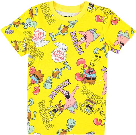 Buy Spongebob Squarepants Boys Short Sleeve T Shirt Spongebob
