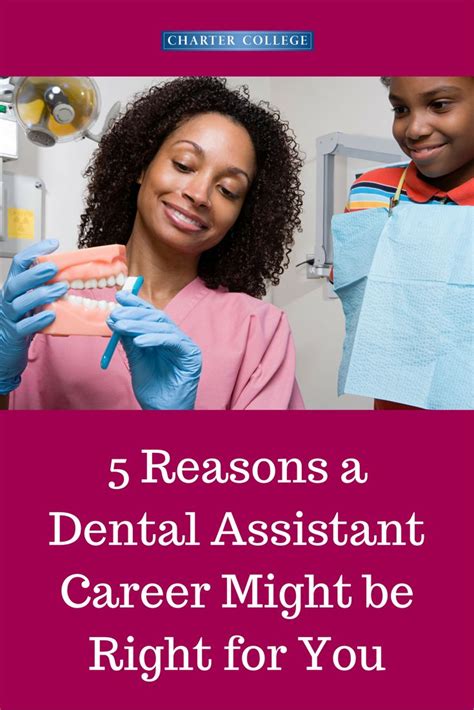 5 Reasons A Dental Assistant Career Might Be Right For You Dental Assistant Dental Dental Care