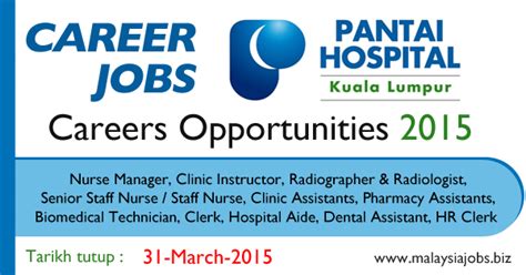 — minimum of 10 years experience in human resource management with at least — 5 years in managerial level and hospital environment. Jawatan Kosong Pantai Hospital Kuala Lumpur 2015 Terkini ...