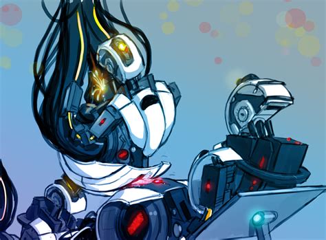 Rule 34 Aperture69 Artist Artificial Intelligence Female Glados Group Heart Machine