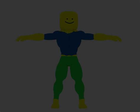 Muscular Robloxian Noob Free Vrchat Avatars Vrcmods