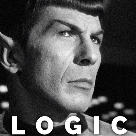 Shop Llap On Instagram All I Know Is Logic Spock Llap Startrek