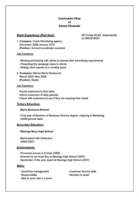prepare resume sample acting resume beginner httpwww