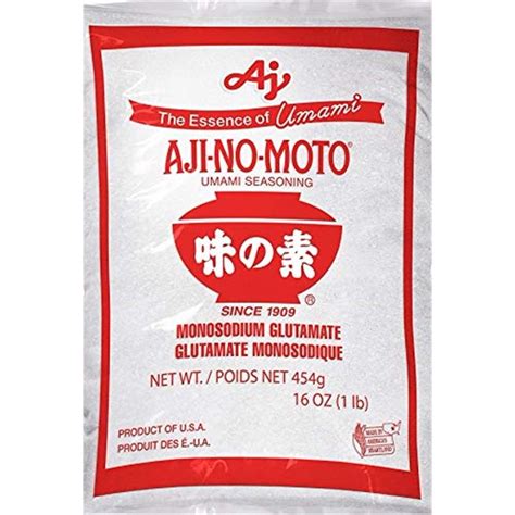 Aji No Moto Ajinomoto Monosodium Glutamate Umami Seasoning 16oz