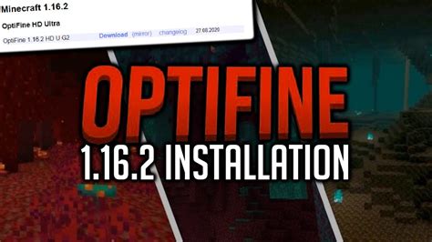 Optifine 1162 How To Download And Install Optifine Fast And Easy