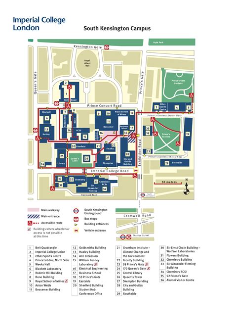 Imperial College London Map Bonnee Stoddard