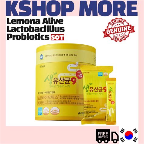 Kyoung Nam Pharm Lemona Alive Lactobacillius Probiotics 9c 50sticks