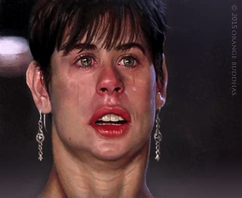 Demi Moore Ghost Caricature by orange buddhas