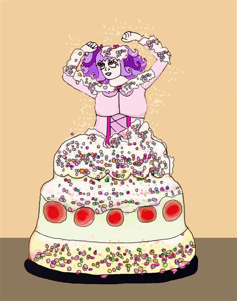 Jumping Out Of Cake By Missmagicgirl On Deviantart