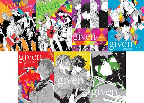 Given Manga Set Volumes 1 7 Natsuki Kizu Books