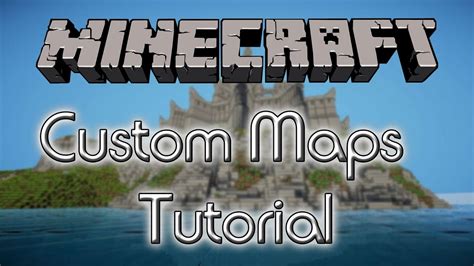 How To Install Custom Maps In Minecraft Youtube