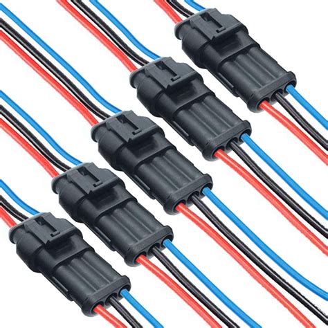 DONJON Connettori Elettrici Auto Impermeabili 3 Pin Connettori Per Cavi