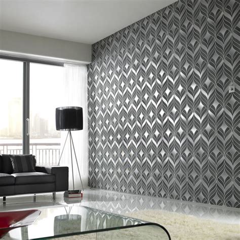 Metallic Wallpaper For Home Wallpapersafari