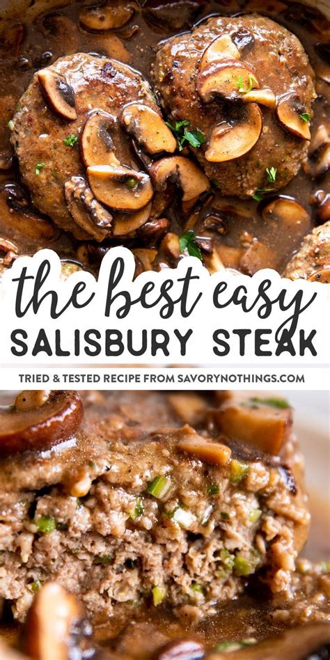 Hamburg was a common embarcation point for transatlantic voyages during the first half of the 19th century and. Easy Salisbury Steak #beefsteakrecipe in 2020 | Homemade ...