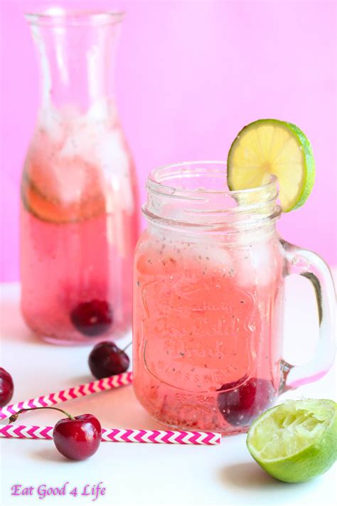 Chia Seed Cherry Limeade