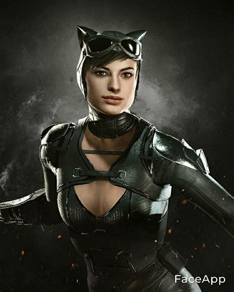 Injustice 2 Anne Hathaway As Catwoman Deepfakes By Kingcapricorn688 On