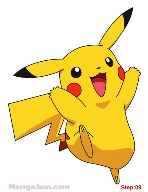 Lets Learn How To Draw Pikachu From Pokemon Today Pikachu Is An