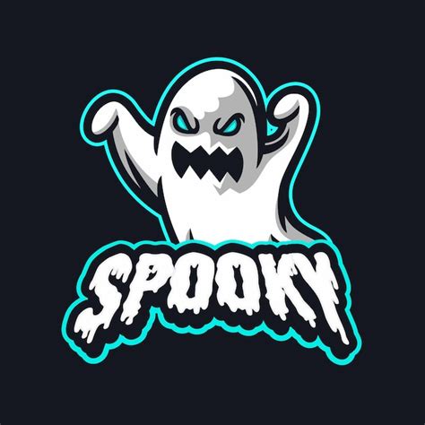 Premium Vector Spooky Ghost Scary Gaming Mascot For Sport And Esports