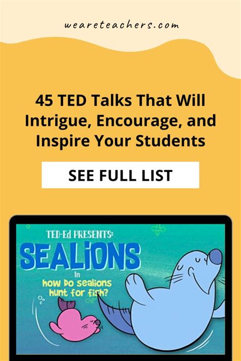 45 Must Watch Ted Talks Students Will Love