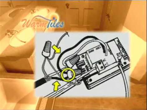 warm tiles installation thermostat wiring units youtube